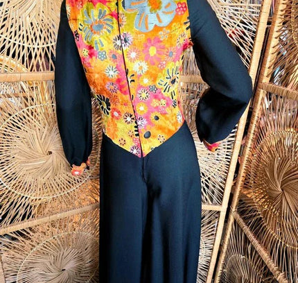 Vintage RARE 60s/ 70s Palazzo Jumpsuit Glam - Yatva