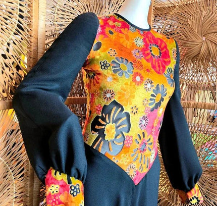 Vintage RARE 60s/ 70s Palazzo Jumpsuit Glam - Yatva