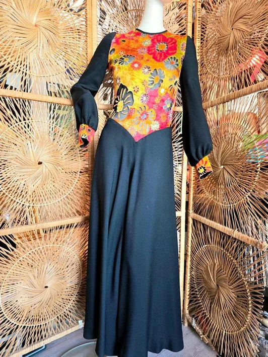 Vintage RARE 60s/ 70s Palazzo Jumpsuit Glam - Yatva