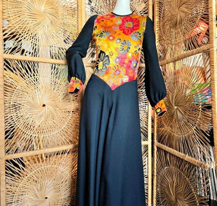 Vintage RARE 60s/ 70s Palazzo Jumpsuit Glam - Yatva