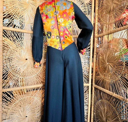 Vintage RARE 60s/ 70s Palazzo Jumpsuit Glam - Yatva