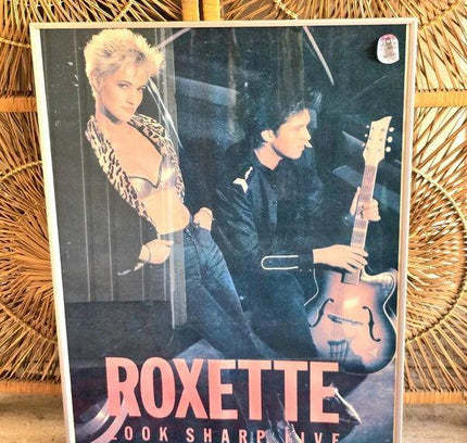 Vintage Rare 80's Roxette Poster - Yatva