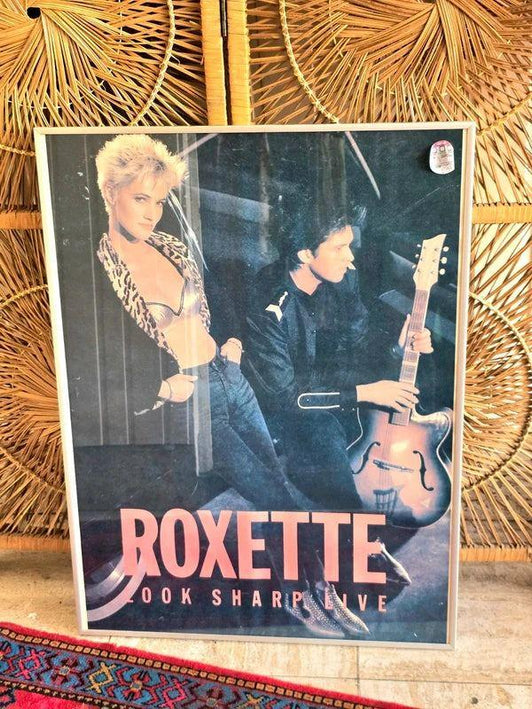 Vintage Rare 80's Roxette Poster - Yatva
