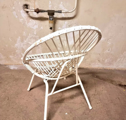 Vintage Rattan Bamboo Arm Chair - Yatva