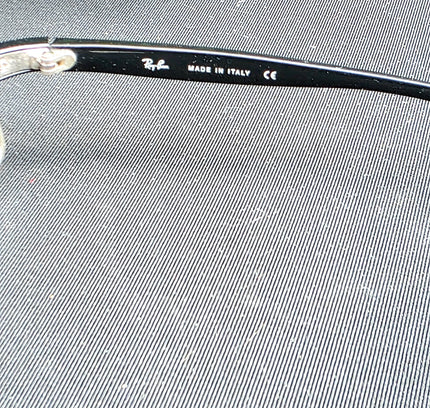 Vintage Ray-Ban RB 3243 Shield Sunglasses - Y2K Silver & Black Wraparound Visor - Yatva