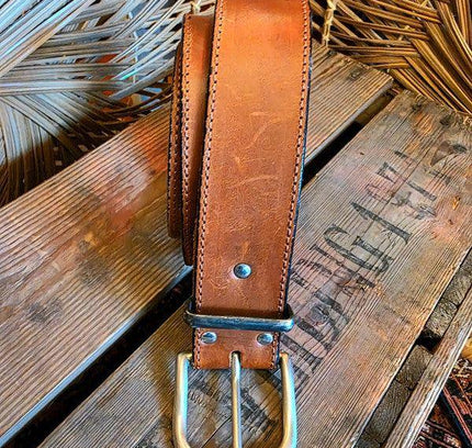 Vintage Real Leather Belt - Yatva