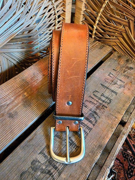 Vintage Real Leather Belt - Yatva