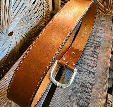 Vintage Real Leather Belt - Yatva