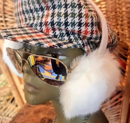 Vintage Real Rabbit fur Earmuffs - Yatva