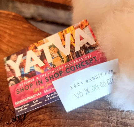 Vintage Real Rabbit fur Earmuffs - Yatva
