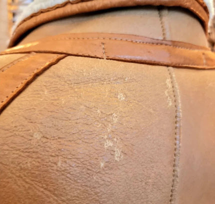 Vintage Real Shearling Sheepskin Coat Jacket - Yatva