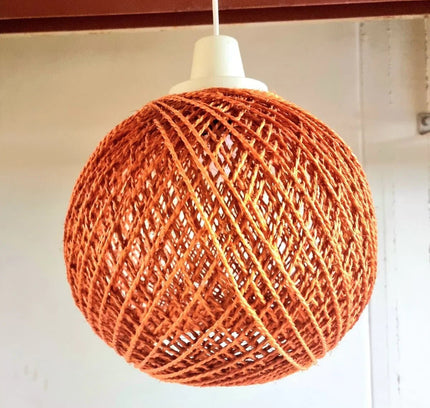 Vintage Retro 1970s Rope Hanglamp - Yatva