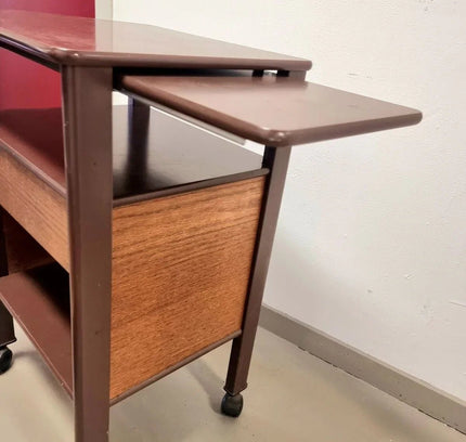 Vintage Retro Extendable Trolley Table - Yatva
