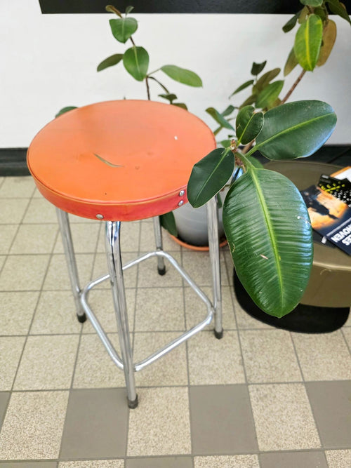 Vintage Retro Stool – 1960s/70s Space Age  – Mid-Century Modern Retro