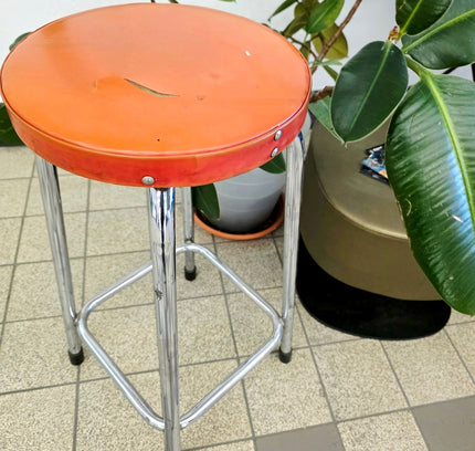 Vintage Retro Stool – 1960s/70s Space Age – Mid - Century Modern Retro - Yatva