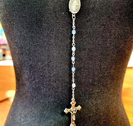 Vintage Rosary Beads Necklace - Yatva
