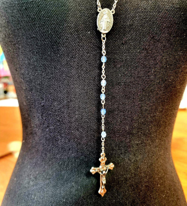 Vintage Rosary Beads Necklace - Yatva