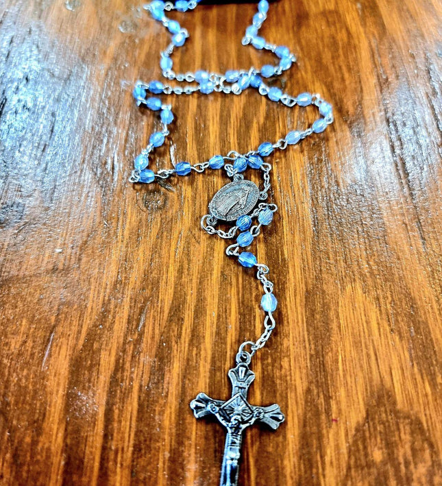 Vintage Rosary Beads Necklace - Yatva