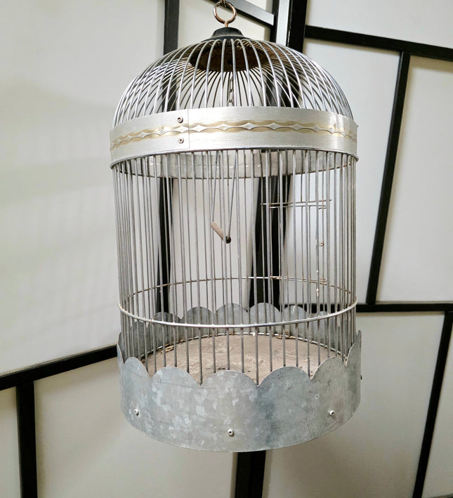 Vintage Round Decorative Birdcage - Yatva