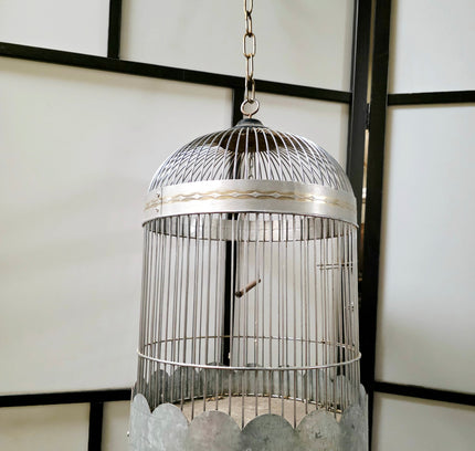 Vintage Round Decorative Birdcage - Yatva