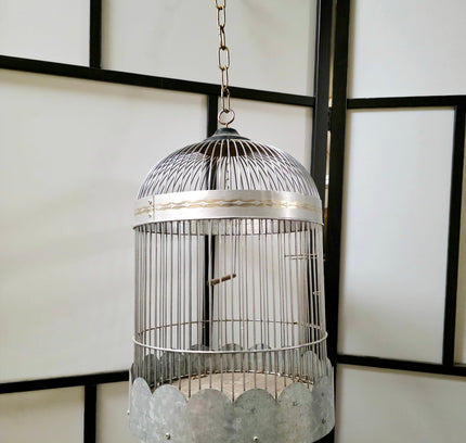 Vintage Round Decorative Birdcage - Yatva