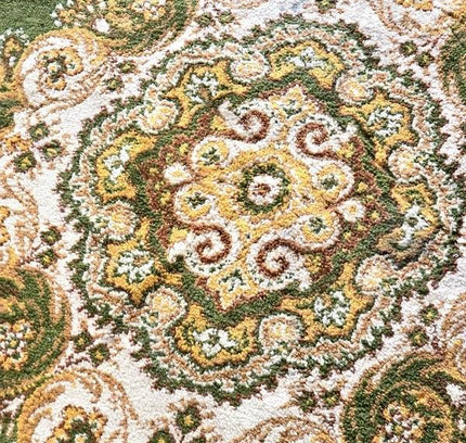Vintage Round Persian/Oriental Wool Tablecloth - Yatva