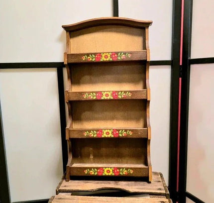 Vintage Rustic spice rack - Yatva