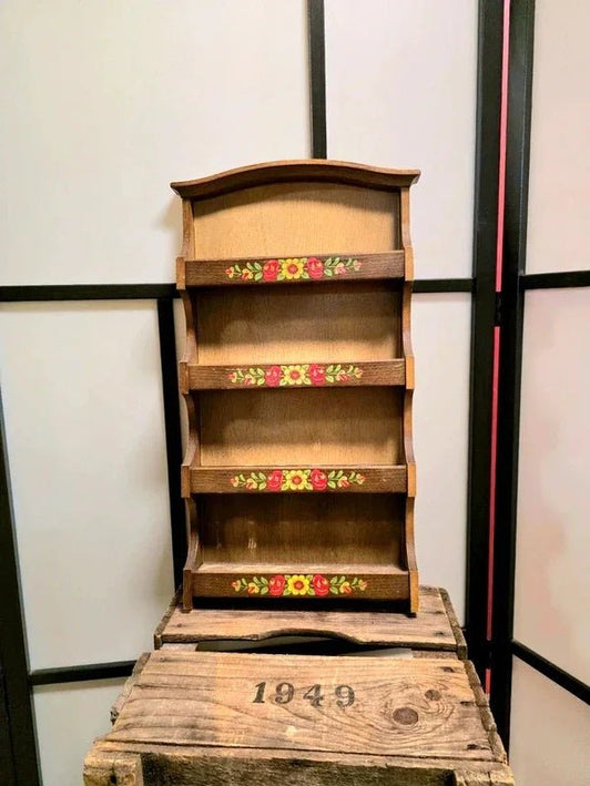 Vintage Rustic spice rack - Yatva