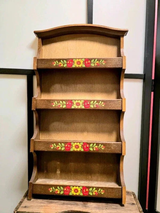 Vintage Rustic spice rack - Yatva