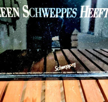 Vintage Schweppes Advertising Sign - Yatva