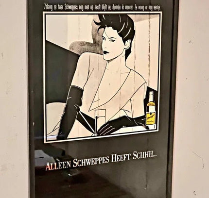 Vintage Schweppes Advertising Sign - Yatva