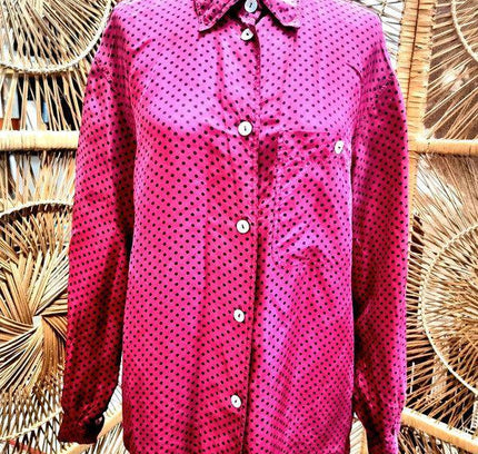 Vintage Sergio Cassani Silk Shirt - Yatva