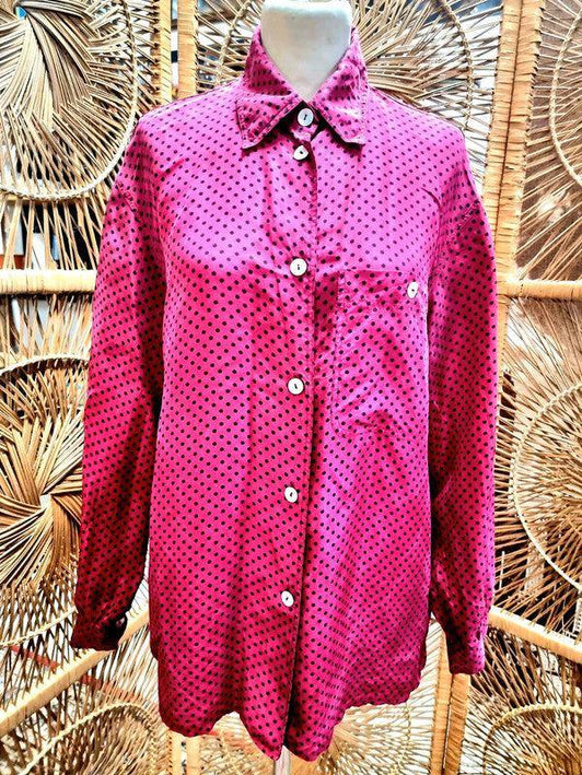 Vintage Sergio Cassani Silk Shirt - Yatva