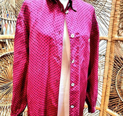 Vintage Sergio Cassani Silk Shirt - Yatva