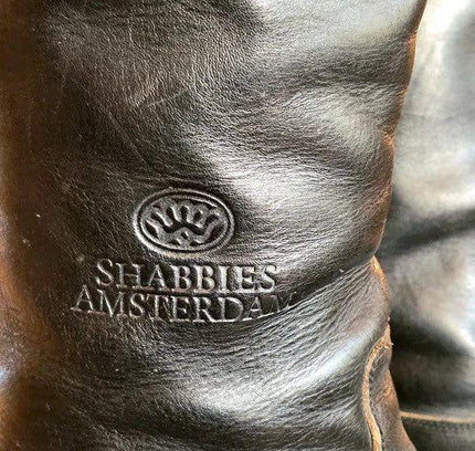Vintage Shabbies Amsterdam Knee High Leather Boots - Yatva