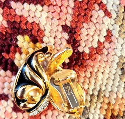 Vintage Soleil Clip - On Earrings - Yatva