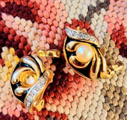 Vintage Soleil Clip - On Earrings - Yatva