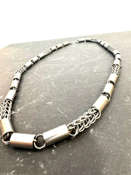 Vintage Stainless Steel Necklace - Yatva