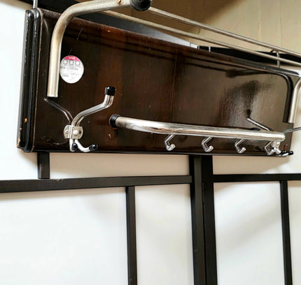 Vintage Stamped Wall Coat Rack by Origineel Devander - Kapstok - Yatva