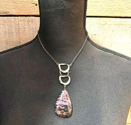 Vintage Stone Necklace - Yatva
