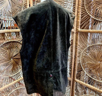 Vintage Suede Gillet Waistcoat - Yatva