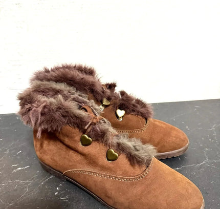 Vintage Suede Shoes - Yatva
