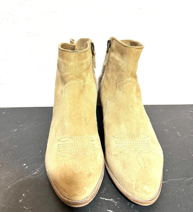 Vintage Suede Shoes - Yatva