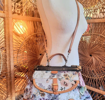 Vintage Tapestry Gladstone Shoulder Bag - Yatva