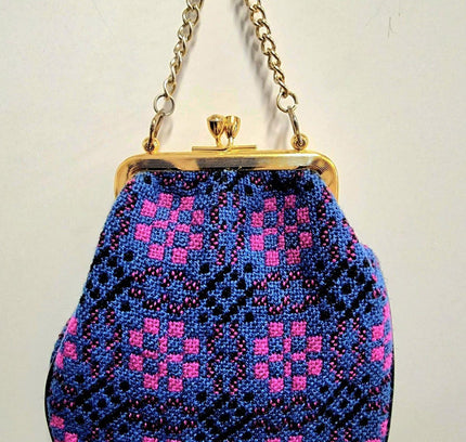 Vintage Tapestry Handbag - Yatva