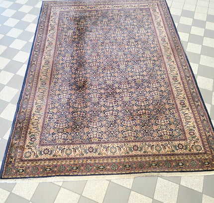 Vintage Tapisift "Bagdad" Wool Area Rug – Mid-Century French Woven Persian Tabriz Style (170cm x 242cm) - Yatva