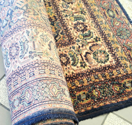 Vintage Tapisift "Bagdad" Wool Area Rug – Mid-Century French Woven Persian Tabriz Style (170cm x 242cm) - Yatva
