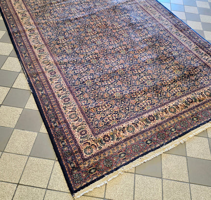 Vintage Tapisift "Bagdad" Wool Area Rug – Mid-Century French Woven Persian Tabriz Style (170cm x 242cm) - Yatva