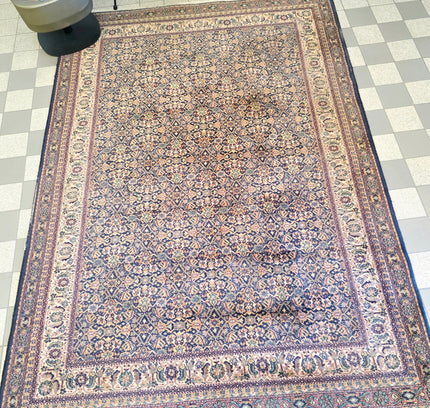 Vintage Tapisift "Bagdad" Wool Area Rug – Mid-Century French Woven Persian Tabriz Style (170cm x 242cm) - Yatva