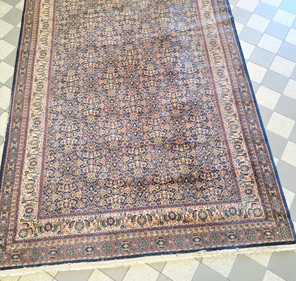 Vintage Tapisift "Bagdad" Wool Area Rug – Mid-Century French Woven Persian Tabriz Style (170cm x 242cm) - Yatva